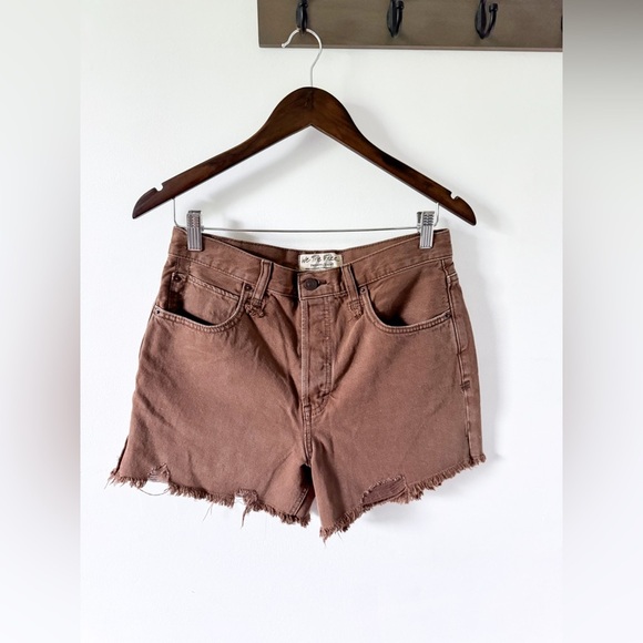 We The Free Makai Brown Denim Shorts - Picture 9 of 12